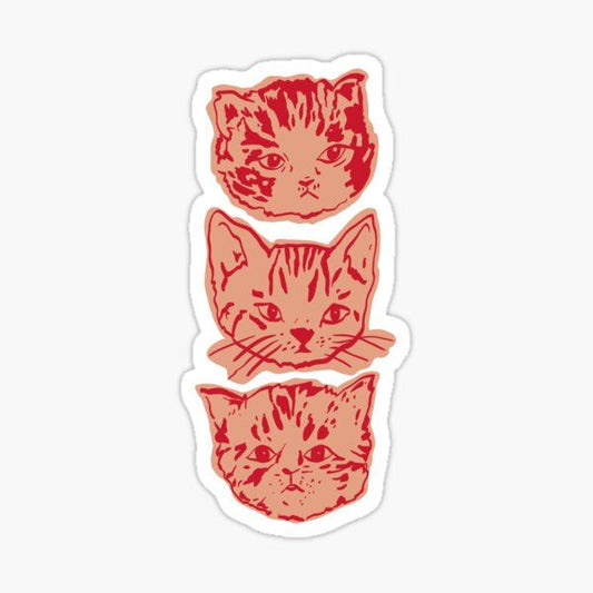 Sticker Tabby cats 2