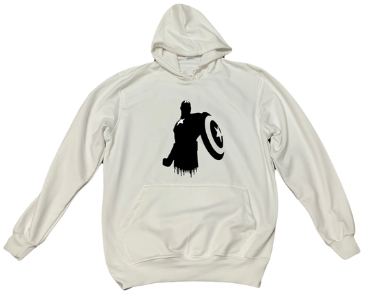 Marvel One Size hoodie White 2