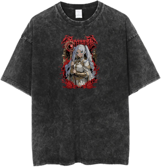 Frieren Beyond Journey's End t- shirt One Size Washed 2