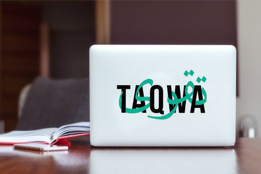 names Laptop Sticker TAQWA 2