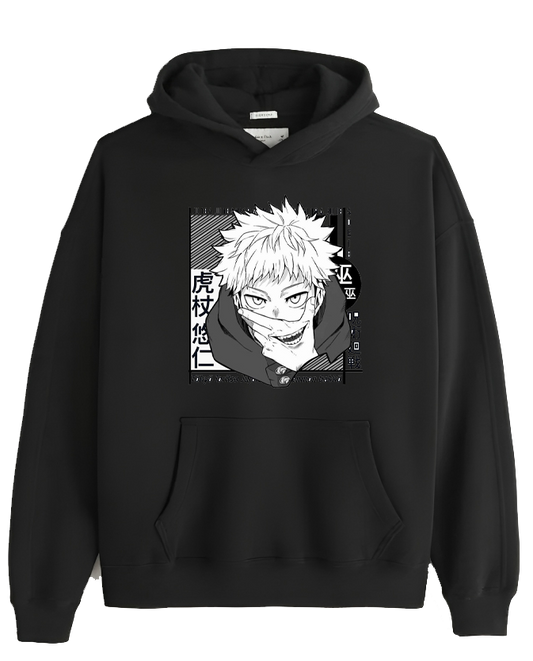 jujutsu kaisen GOJO Oversize  Hoodie Black 2
