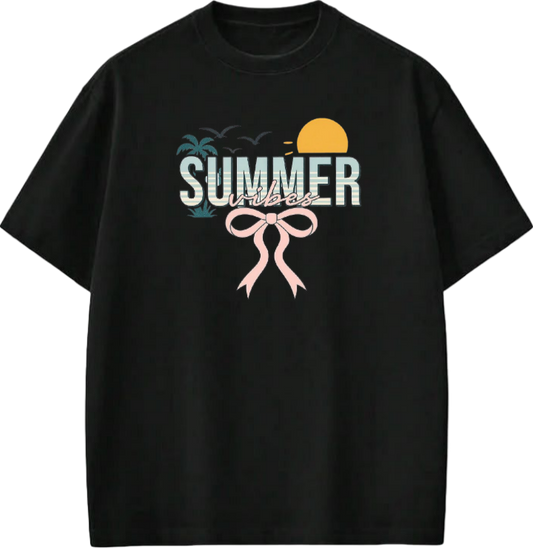 Summer Vibes t- shirt Black Back 2