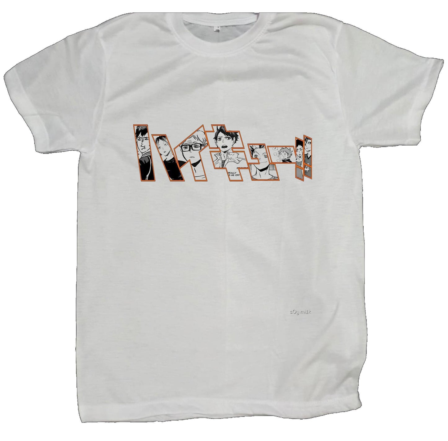 Haikyu t- shirt fat White 3