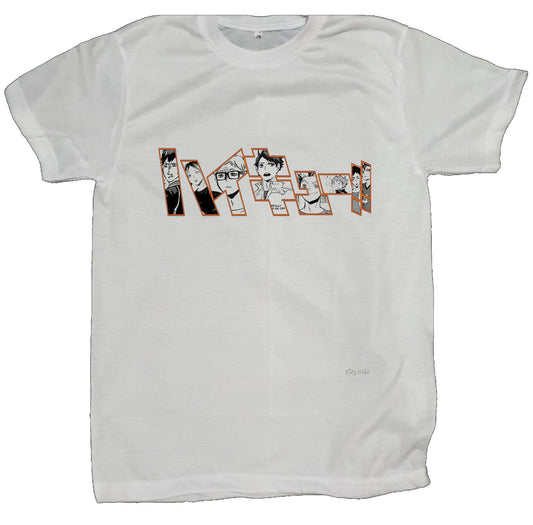Haikyu t- shirt fat White 3
