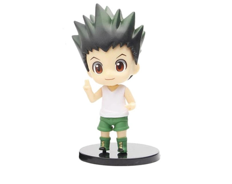 Trunkin Hunter x Hunter gon Freecss Cute PVC Action Figure Figurine Toys Set 10cm
