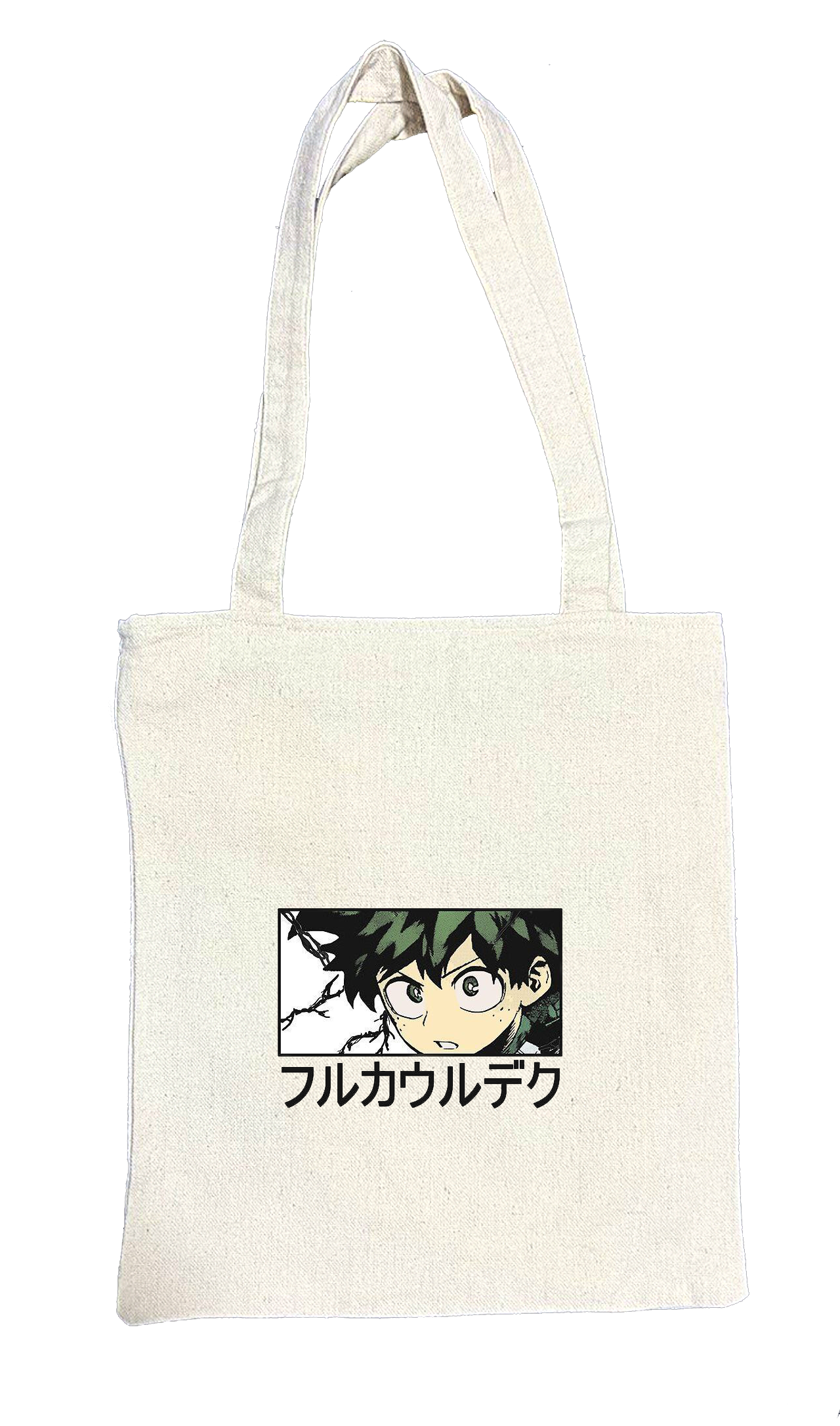 bnha  boku no hero academy tote bag beige 2