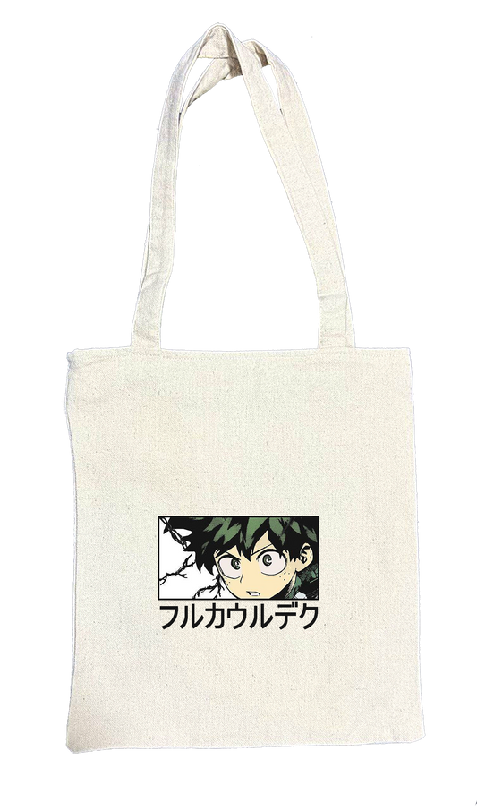 bnha  boku no hero academy tote bag beige 2
