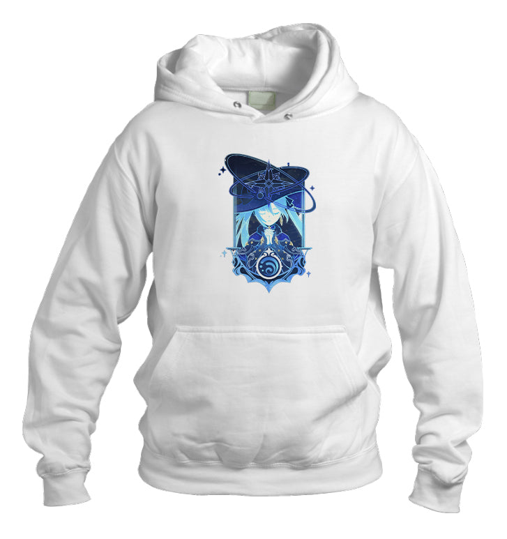 Mona Megistus Over Size hoodie White 1