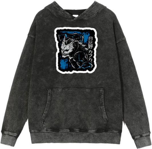 Kaiju No. 8 Over Size hoodie Washed 2