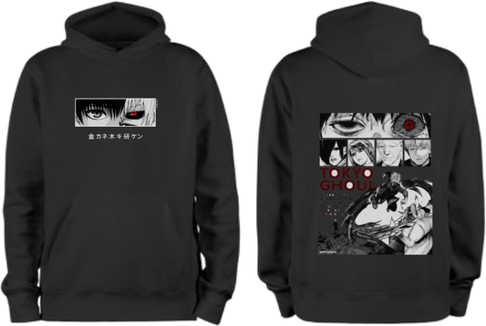 Tokyo Ghoul One Size hoodie Black Back 2