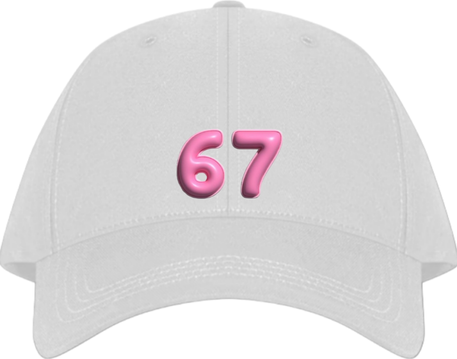 67 designs Baseball cap White 2