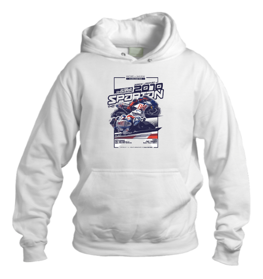 MOTOR CYCLE One Size hoodie White 2