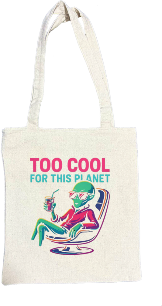aliens tote bag Beige 2