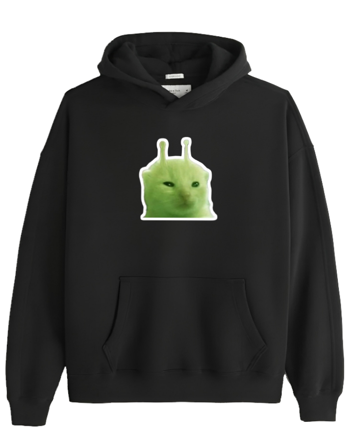 aliens Oversize Hoodie Black 2