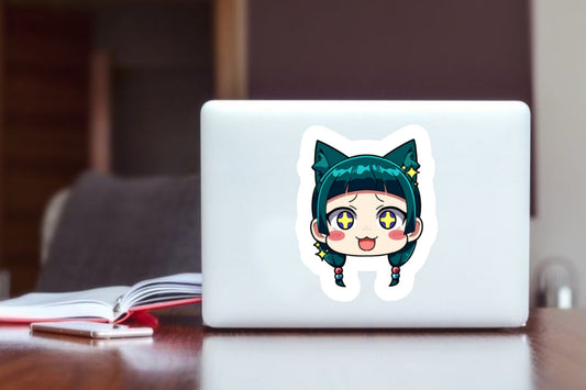 Maomao Sticker - The Apothecary Diaries Anime Chibi Vinyl Decal for Laptop, Water Bottles, and Car, Cute Waterproof Anime Merchandise
