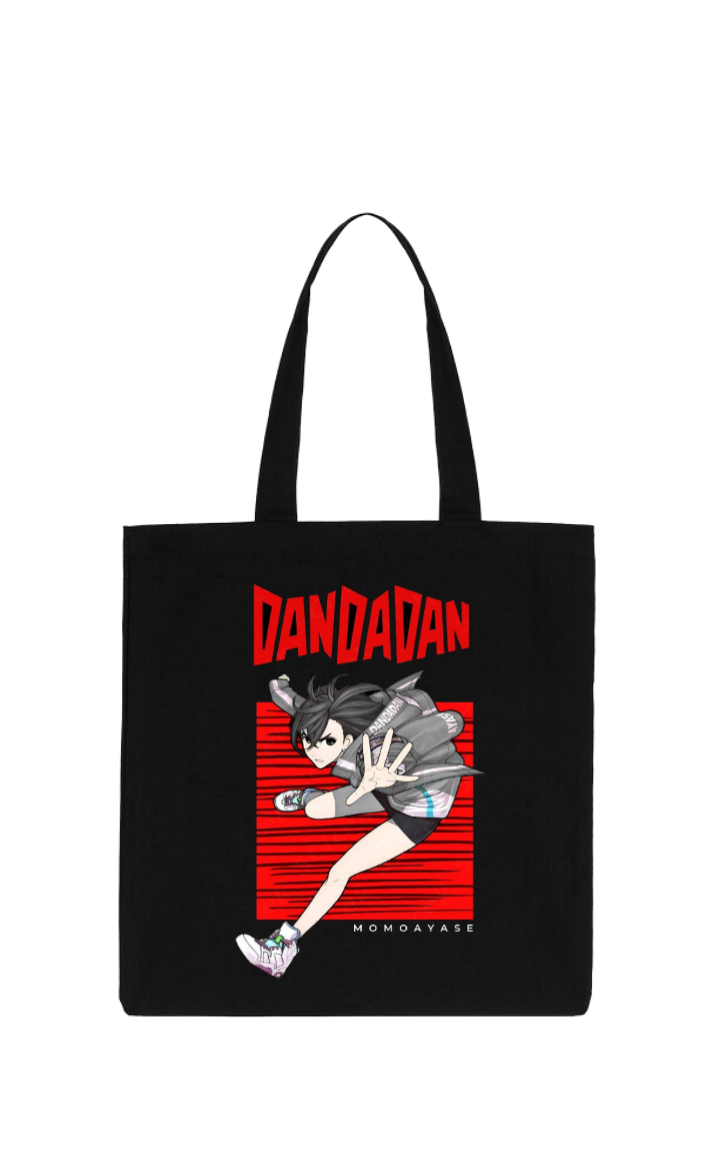 Dandadan tote bag Black 2