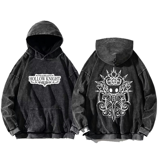 Hollow Knight One Size hoodie Washed Back 2