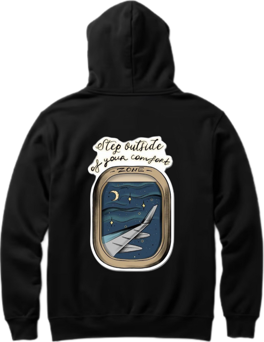 travel travellar Oversize Hoodie Black Back 2