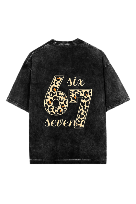 67 designs One Size t- shirt Washed Back 2