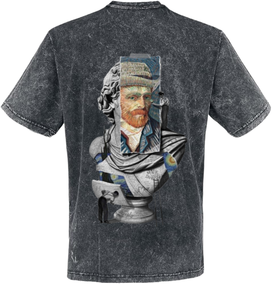 فان جوخ t- shirt One Size Washed Back 2