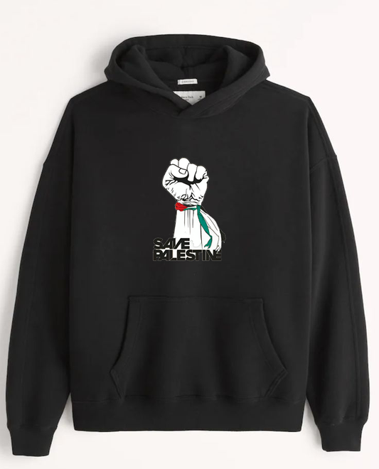 Palestine One Size hoodie Black 2