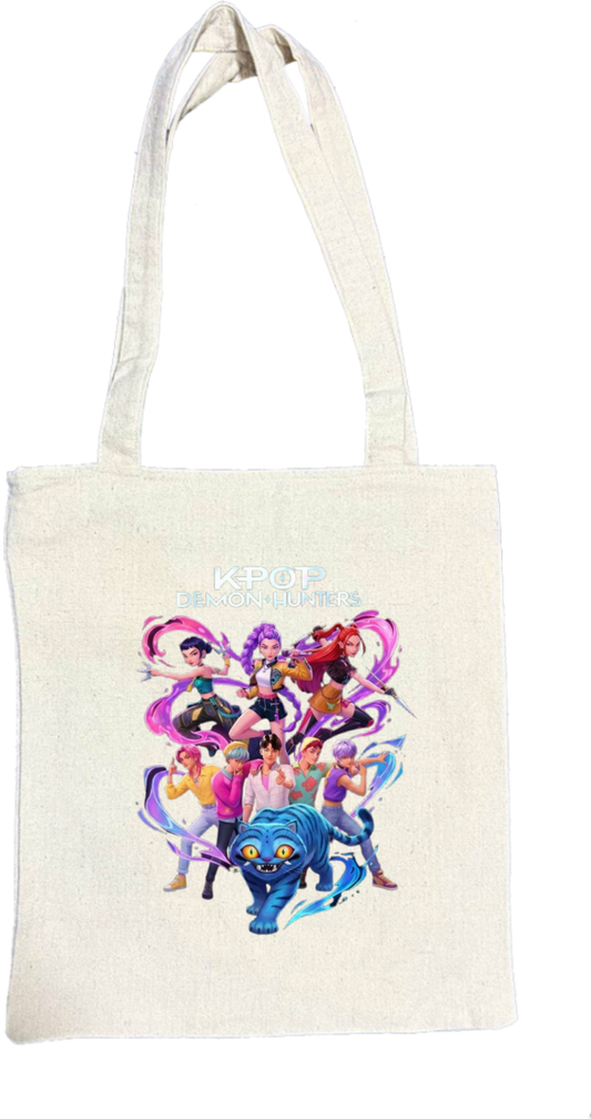 Hunterix kpop tote bag Beige 2