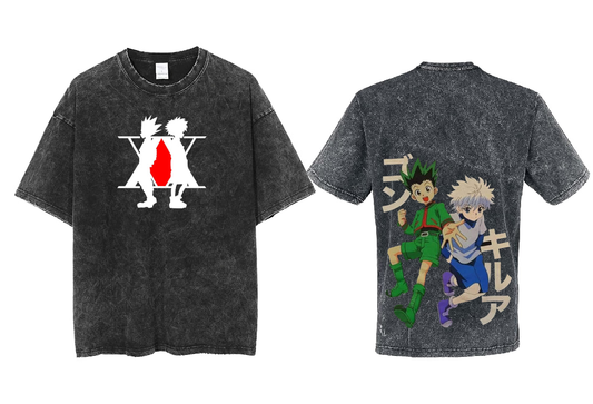 Hunter × Hunter t- shirt One Size Washed Back 2