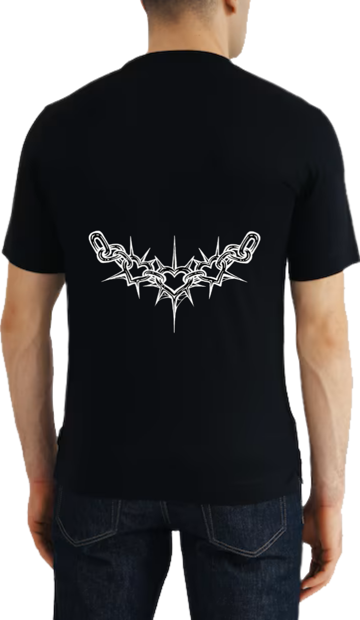 Goth  t- shirt  Black Back 2