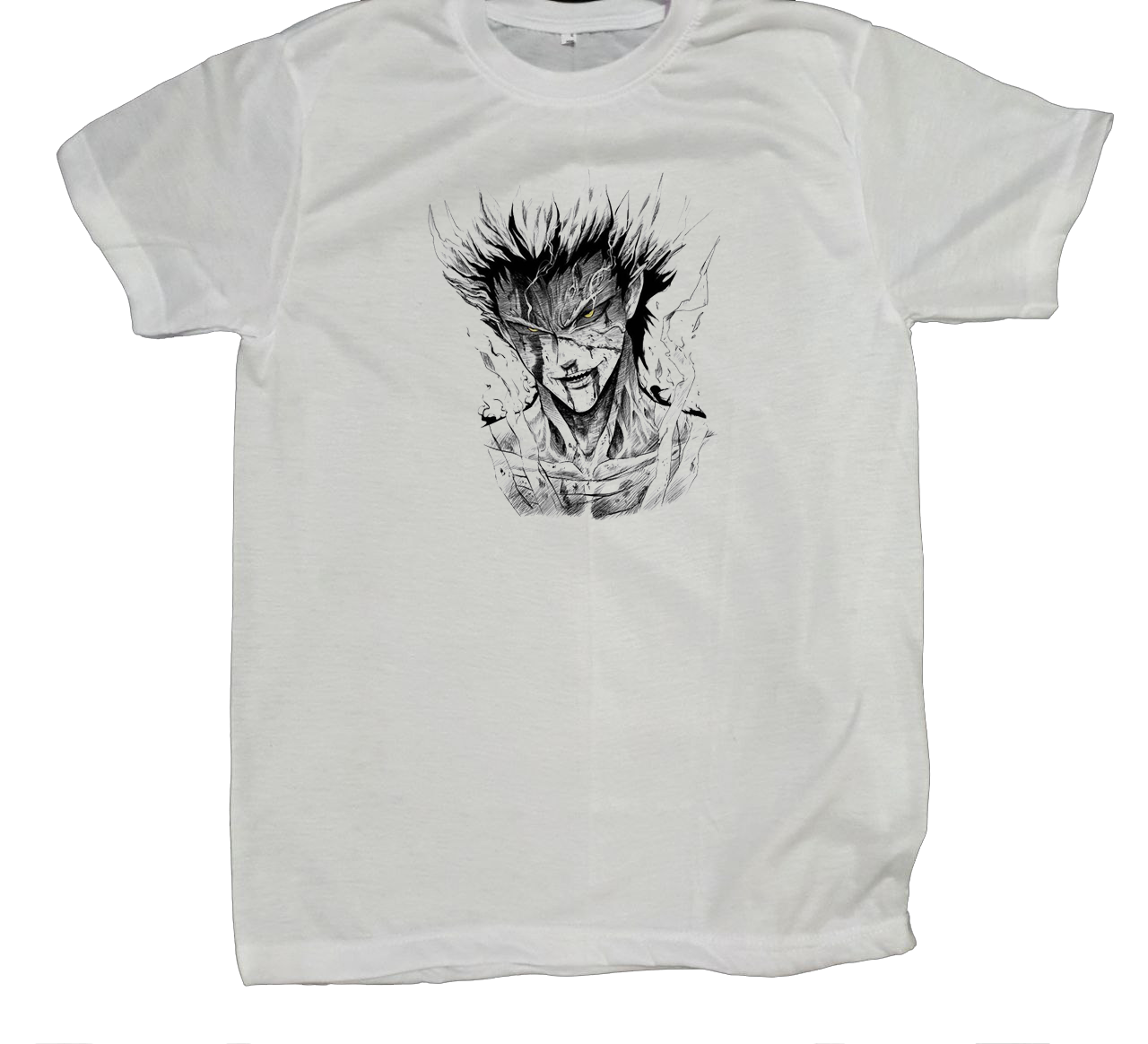 One-Punch Man t- shirt fat White 2