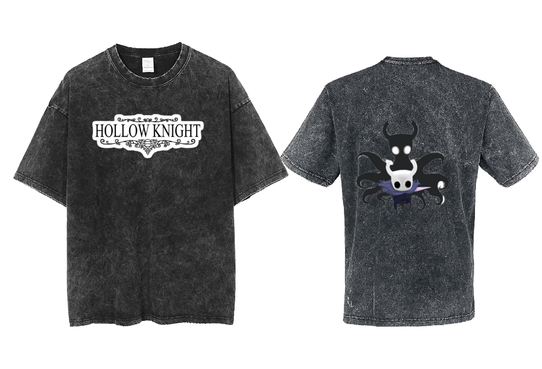 Hollow Knight t- shirt One Size Washed Back 2