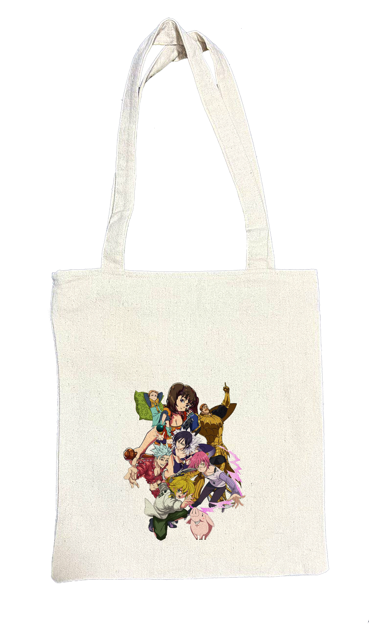 Anime Nanatsu no taizai seven deadly sins  tote bag White 2