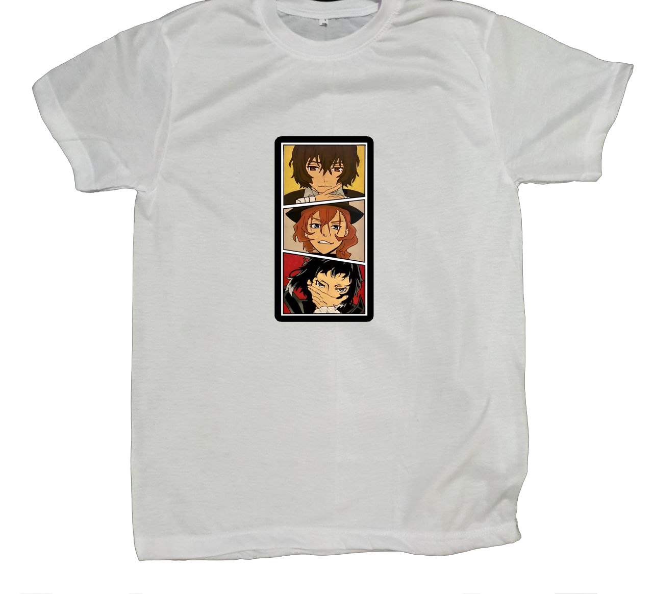 Bungo Stray Dogs t- shirt fat White 2