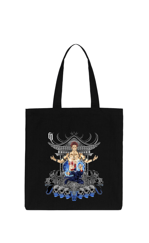 jujutsu kaisen GOJO  tote bag Black 2