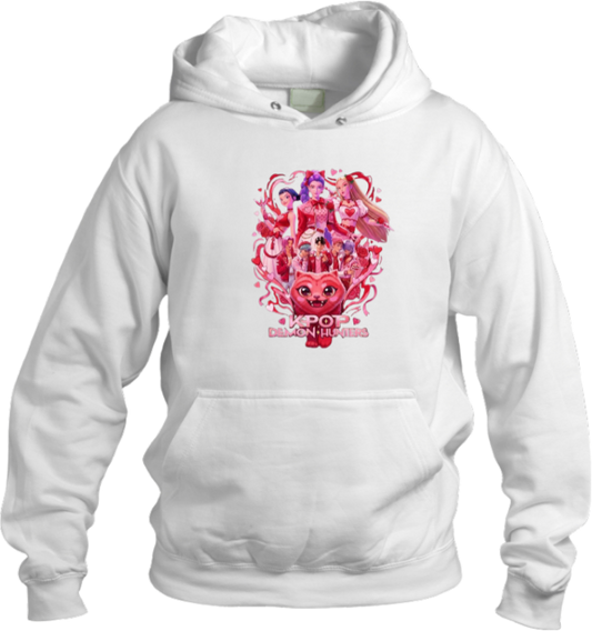 Hunterix kpop Oversize  Hoodie White 2