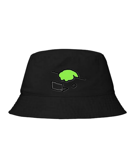 Frog Bucket hat Fishman hat cap Black 2