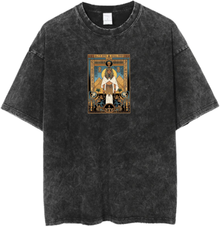 Egypt t- shirt Over Size Washed 2