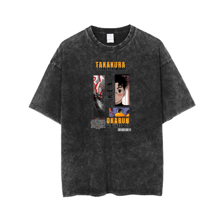 Dandadan t- shirt One Size Washed 2