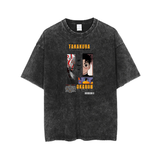 Dandadan t- shirt One Size Washed 2