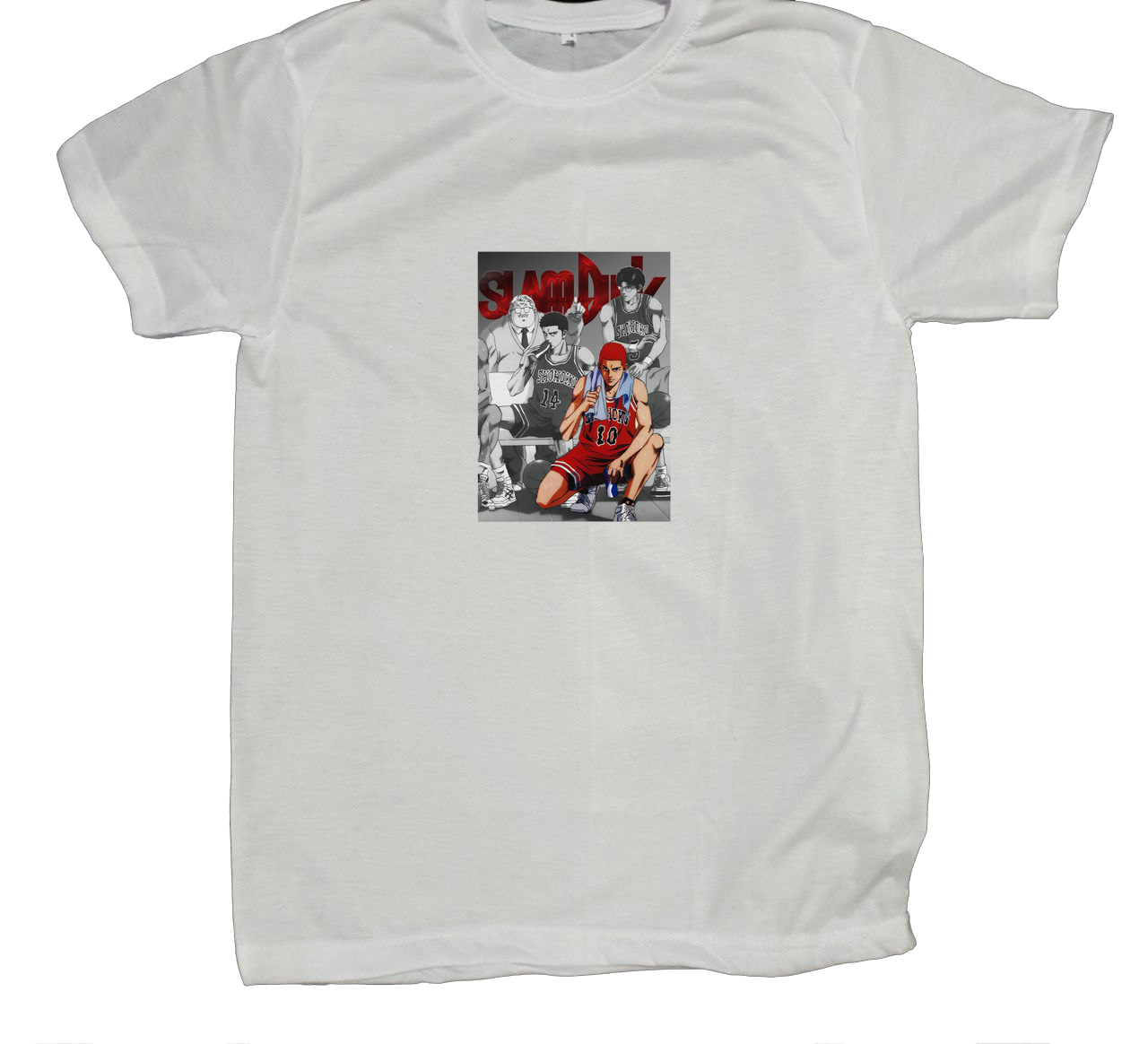 Slam Dunk t- shirt fat White 2