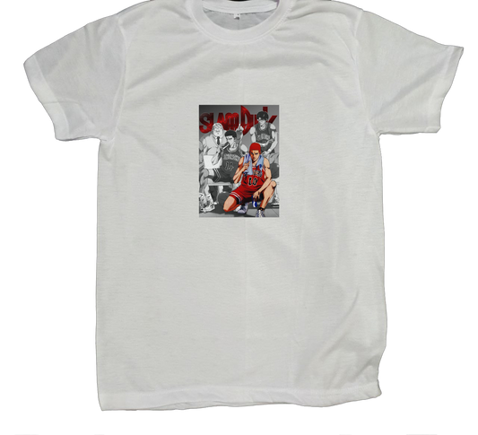 Slam Dunk t- shirt fat White 2
