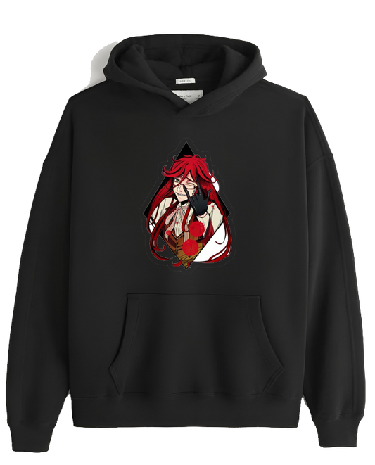 black butler One Size hoodie Black 2