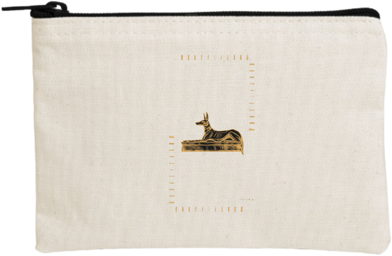 Egypt wallet pencil case Beige 2