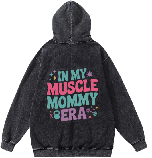 workout gym pilates Oversize Hoodie Washed Back 2