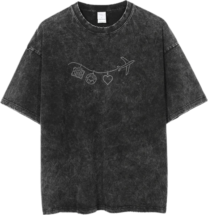 travel travellar One Size t- shirt Washed 2