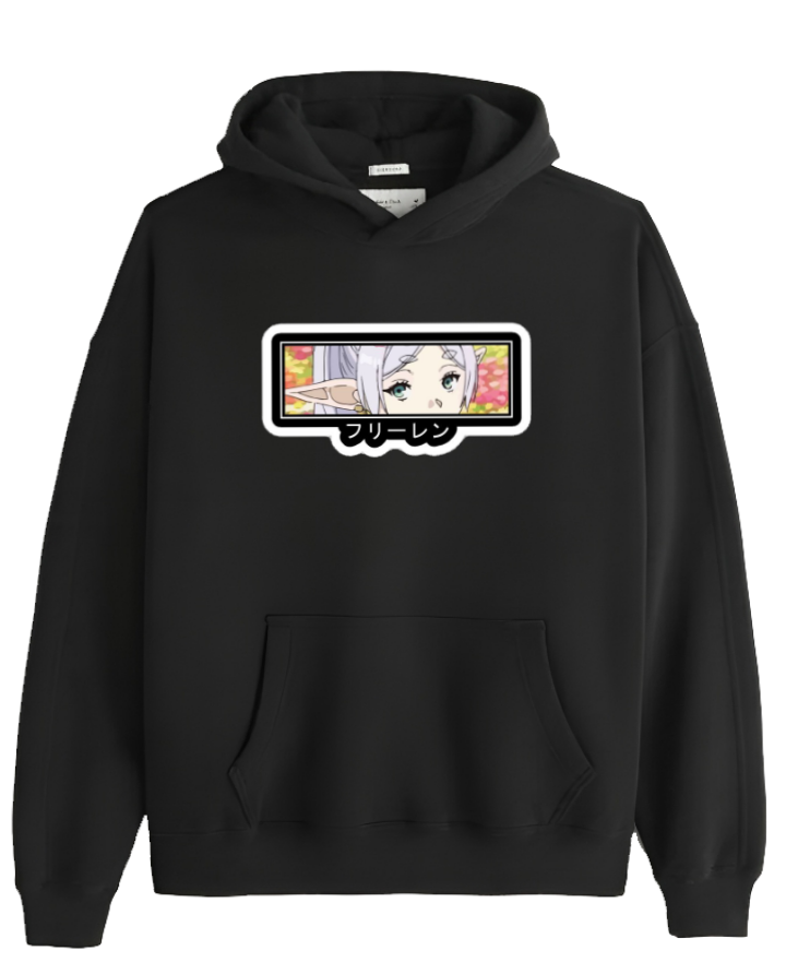 Frieren Beyond Journey's End One Size hoodie Black 2