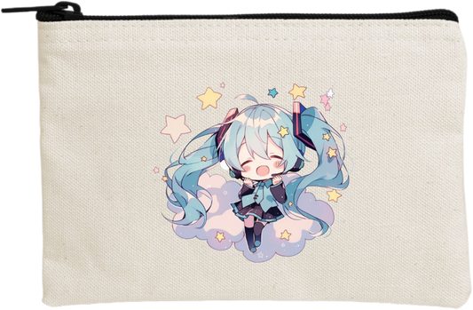 miku pencil case Beige 2