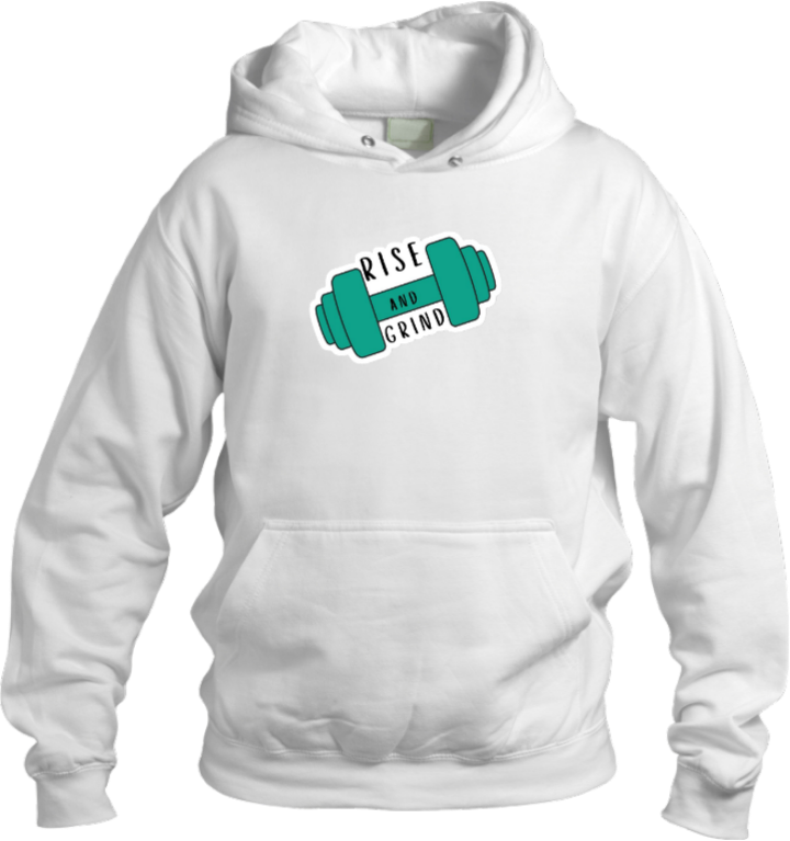 workout gym pilates Oversize Hoodie White 2