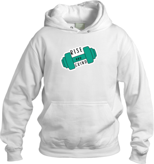 workout gym pilates Oversize Hoodie White 2