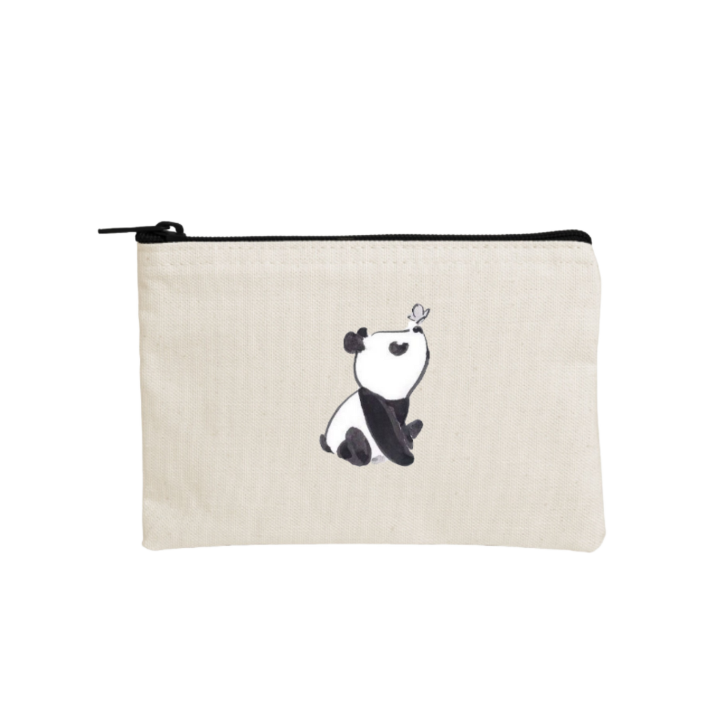 PANDA wallet pencil case Beige 2