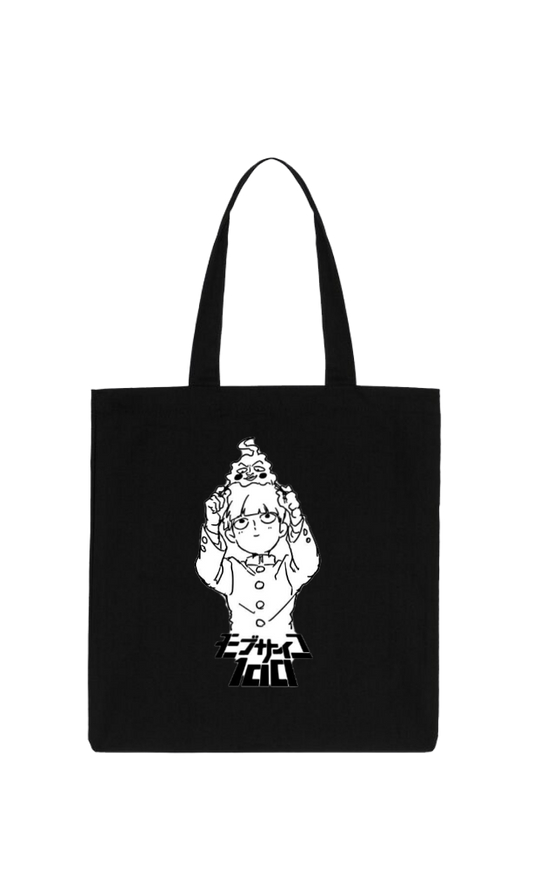 Mob Psycho 100 tote bag Black 1